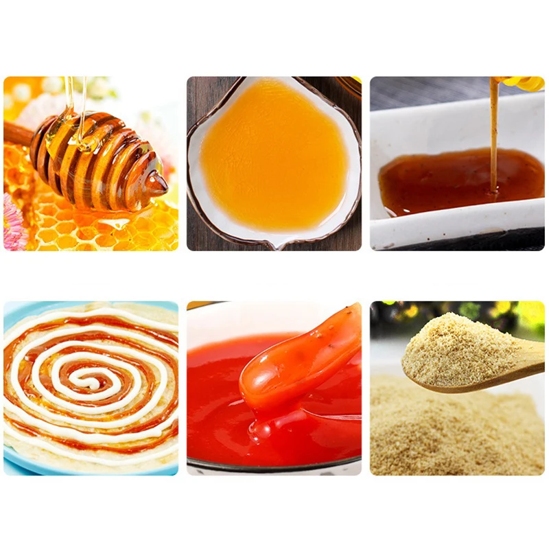 Plastic Honey Squeeze Bottle Salad Dressing/Oil Dispensers Flip Cap Refillable Condiment Containers Leak Proof Squeezable Bottle jam squeeze bottles condiment bottles