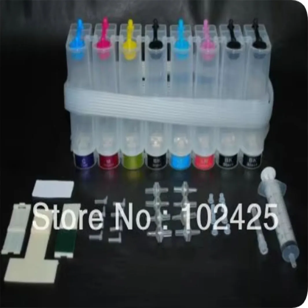 Einkshop 범용 CISS 키트, 모든 액세서리 잉크 탱크 포함, 엡손, HP, 캐논, 브라더 프린터용, CISS DIY 키트 잉크 시스템, 8 색