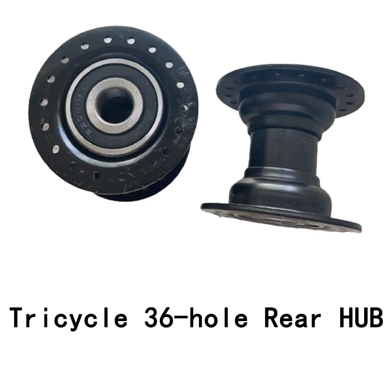 

Tricycle Rear HUB 36 Holes Bearing HUB 15MM Holes Tricycle HUB Tricycle Accessories