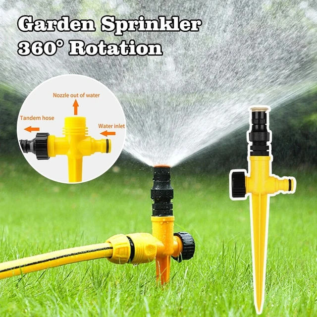 Kerti Sprinkler 360 ° Forgó Öntözési Rendszer Mezőgazdasági Fűződésű Üvegházhatású Növények Öntözés Kiegészítők - Image 2