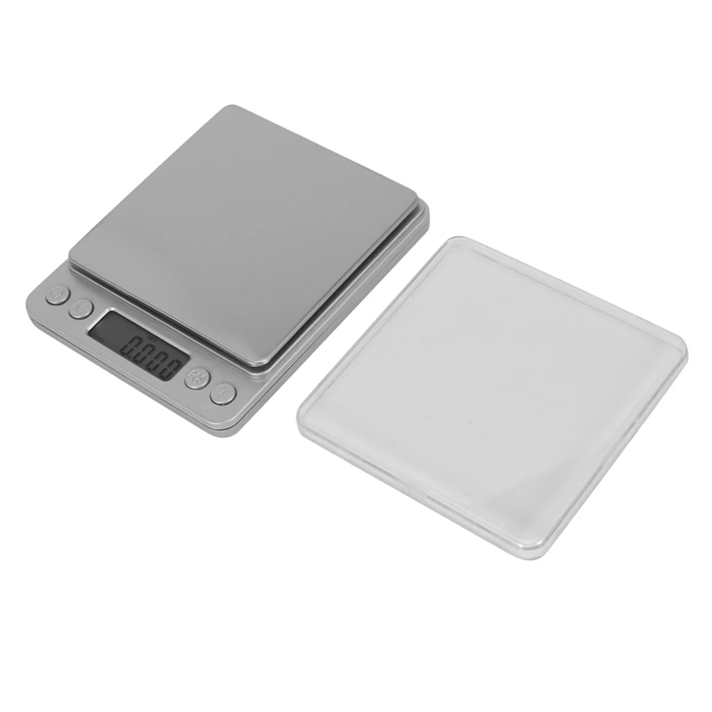 4 개 500G X 0.01G 휴대용 미니 전자 식품 저울 포켓 케이스, 우편물 8 트레이 포함
