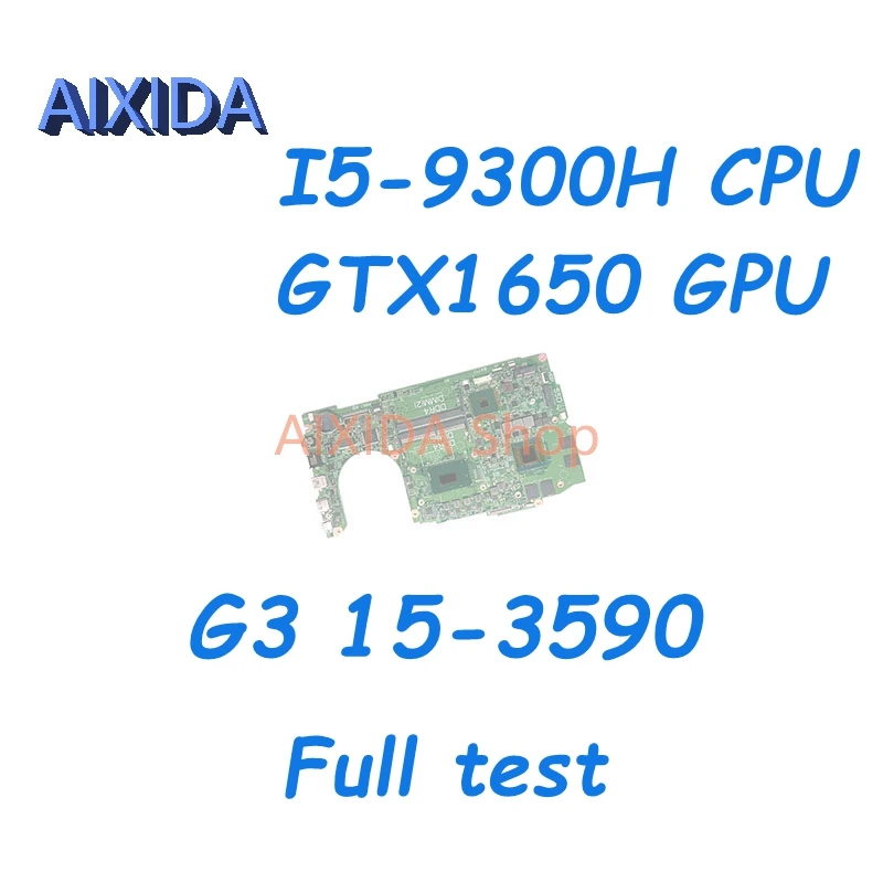 

AIXIDA selek_n18p _ MB 18825-1 7JP7F CN-01YV01 01YV01 для DELL Inspiron G3 15-3590 материнская плата для ноутбука I5-9300H CPU GTX 1650 GPU