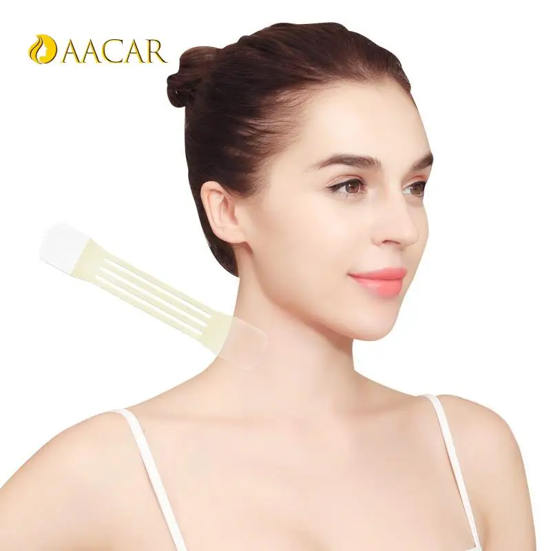 4Pcs Invisible Neck Lifter Bandage With 20 Lift Patch Neck Wrinkle Removal Sticker Face Lift Tape Neck Pad Anti Wrinkle Remover