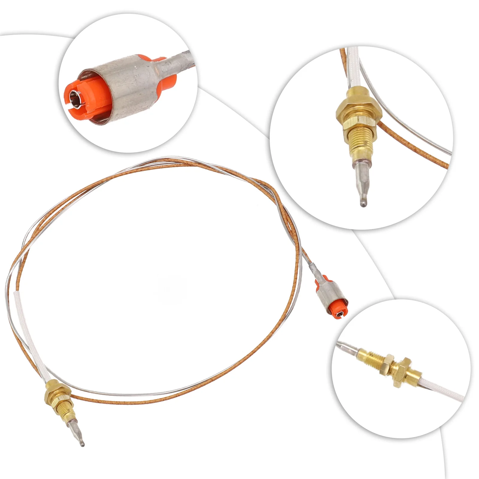 Stove Thermocouple Copper Head Heading Screw Thermocouple Gas Burner Water Heaters Gas 35/40/70cm For Built In Stove Tools