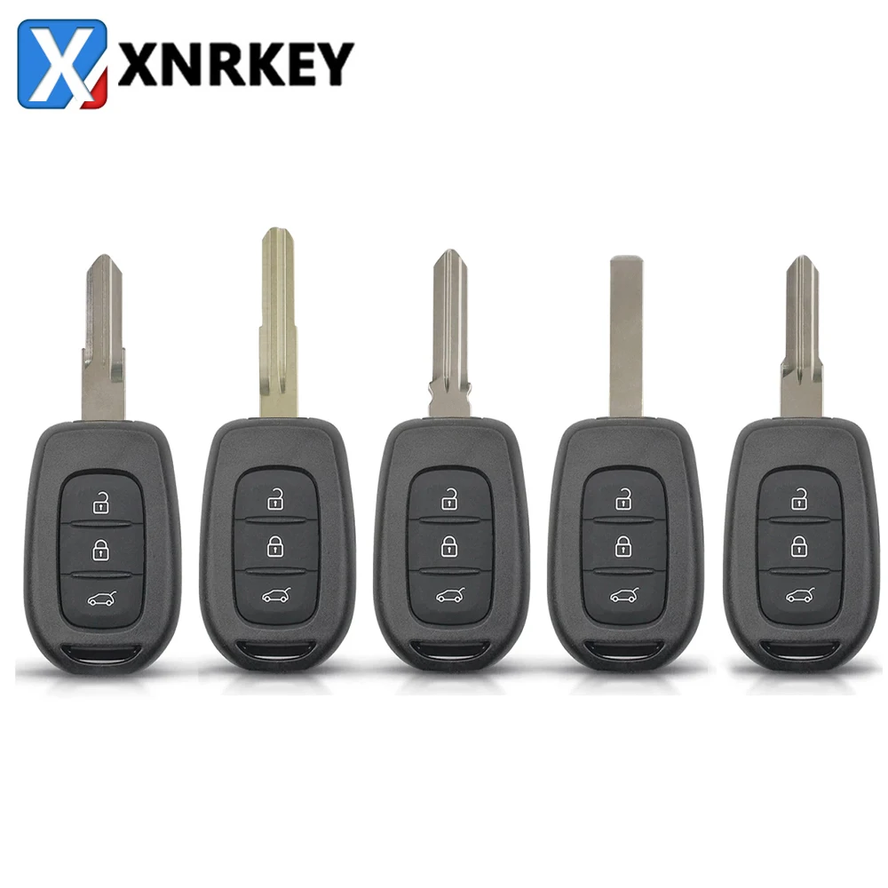 XNRKEY Remote Car Key Shell For Renault Duster Sandero Dacia Logan Clio Captur Laguna Scenic 2016 Replacement Key Cover Case