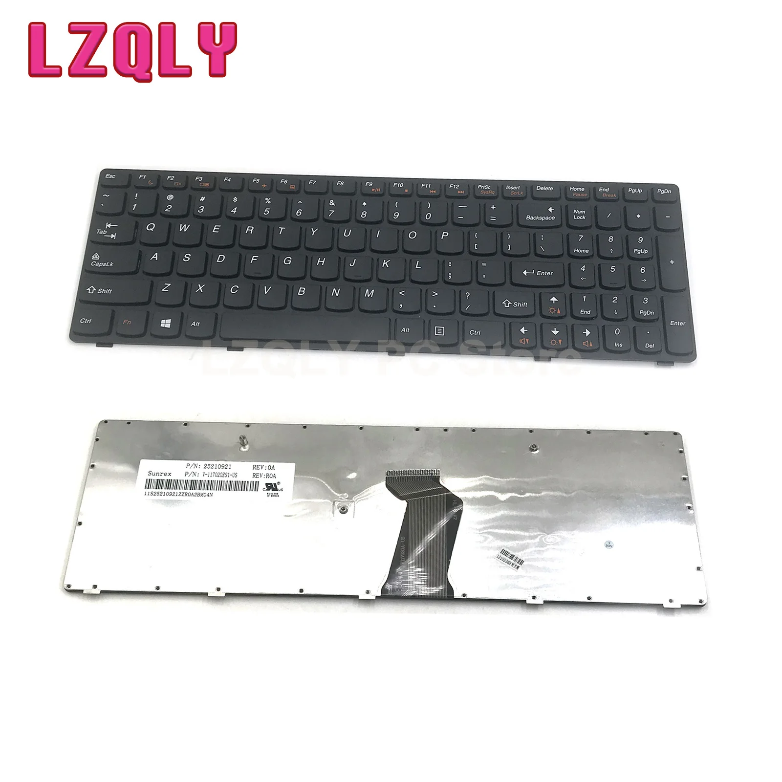 

For Lenovo 25210921 V-117020ZS1-US 25214811 25214781 25214751 PK130TH2A00 NSK-BQ0SN NSK-BQ0SN 01 300-15ISK laptop keyboard