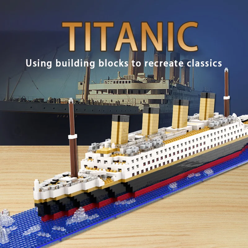 Building Blocks Titan Micro Particle CHILDREN'S Building Block Toys Desktop Decorations Puzzle Assembly Toys