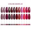 12PCS/SET 6ml Color Nail Gel Polish Set Kits Base Top Coat Varnish Soak Off UV Gel LED Semi Permanent All For Manicure Nail Art 1