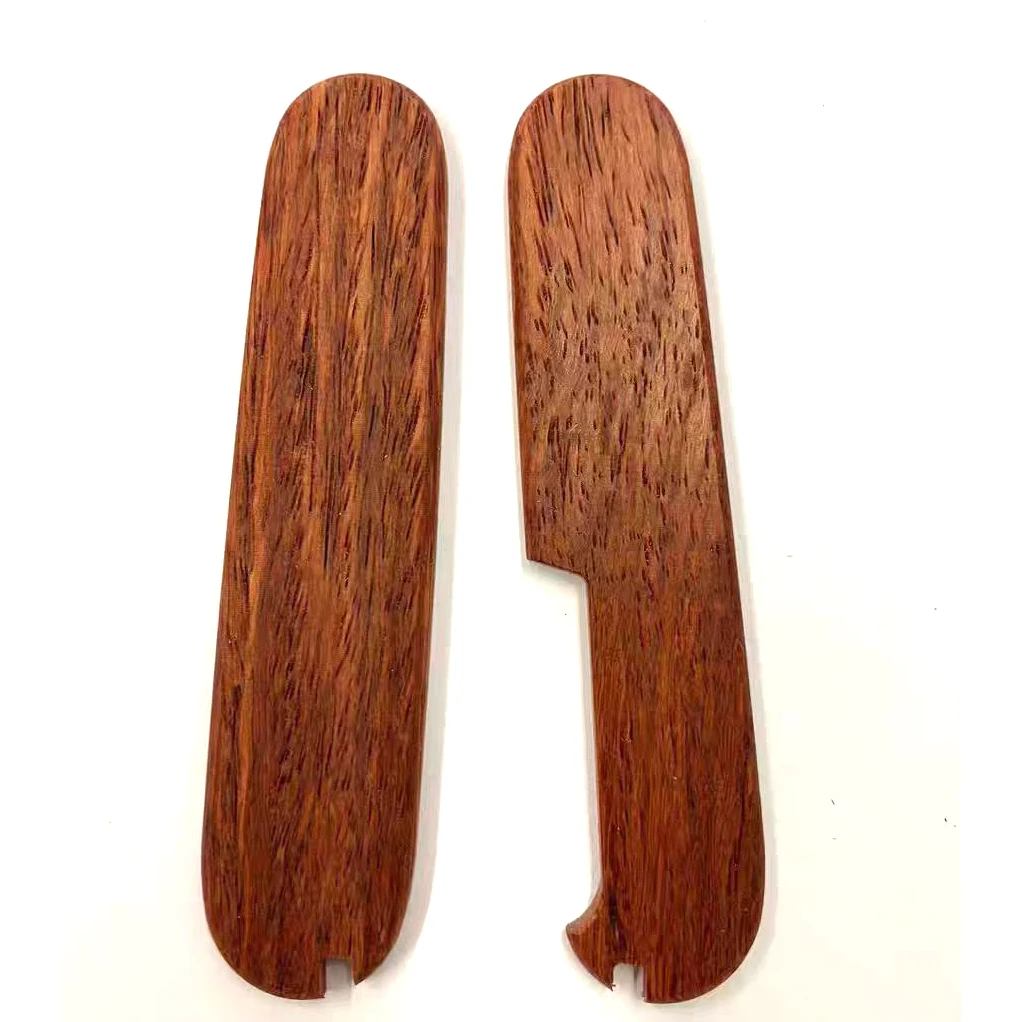 CNC Custom Natural Wood Grip Handle Scales for Swiss Army Knives - DIY Replacement Accessories