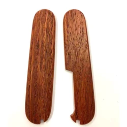 CNC Custom Natural Wood Grip Handle Scales for Swiss Army Knives - DIY Replacement Accessories (Rosewood)