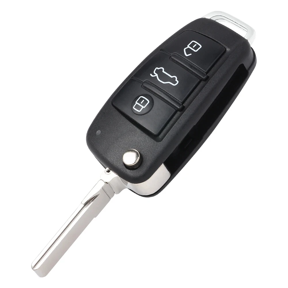 KEYECU 8E0 837 220L 8E0837220L Upgraded Remote Key Fob 315MHz MYT 4073A ID48 Chip for Audi A4 S4 2006 2007 2008 2009 2010