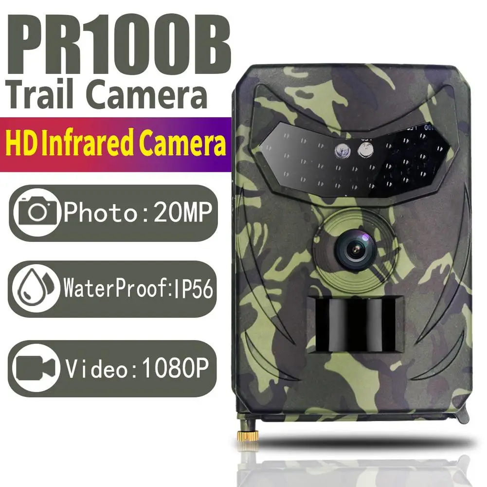 Pr 100 trail cameras with 32gb memory card hunting camera waterproof