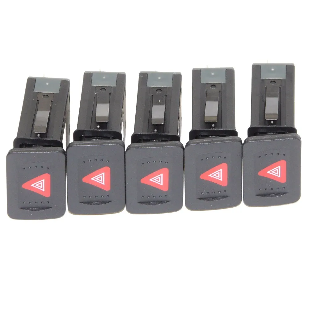 

5PCS OEM Switch Hazard Warning Flash Switchs Button Fir For VW Jetta 4 Bora Golf MK4 1J0 953 235 C 1J0 953 235C 1J0953235C
