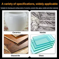 Alloy Scribe Pen Carbide Scriber Pen Metal Wood Glass Tile Cutting Marker Pencil Metalworking Woodworking Hand Tools 2