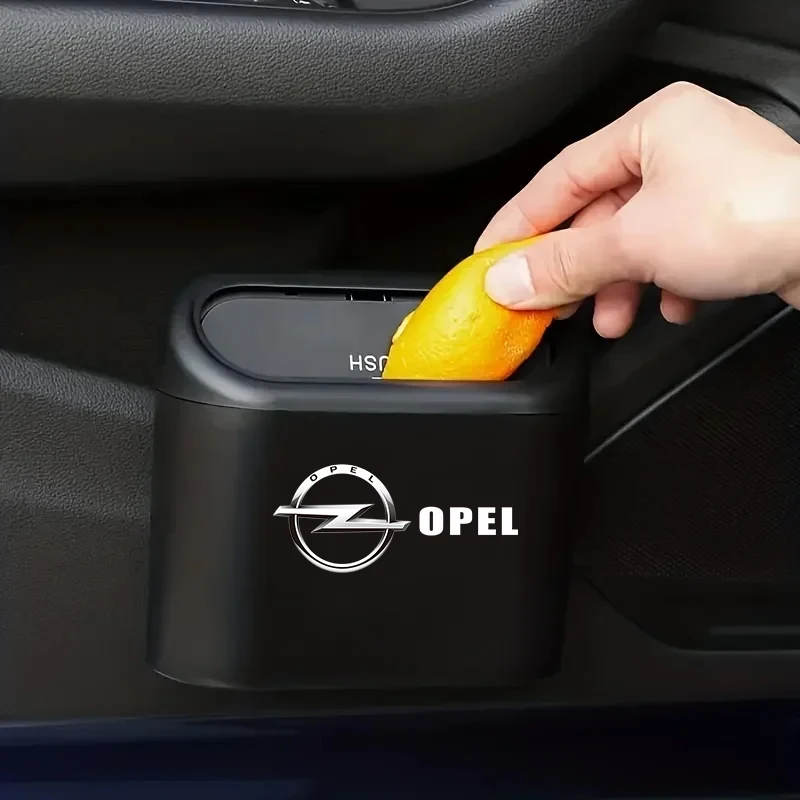 Portable Car Storage Box Car Trash Can Garbage Box Trash Bin For Opel Astra Insignia Astra g Corsa Zafira b Mokka Vivaro Meriva
