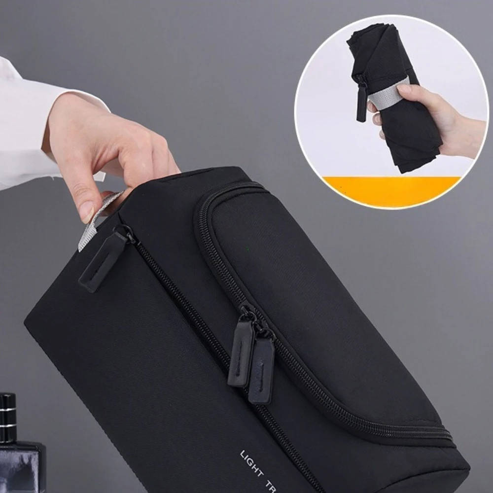 3-in-1 Travel Toiletry Bag for Men Oxford Toiletry Organizer Dopp Kit Water-resistant Shaving Bag Cosmetic Bag Makeup Organizer