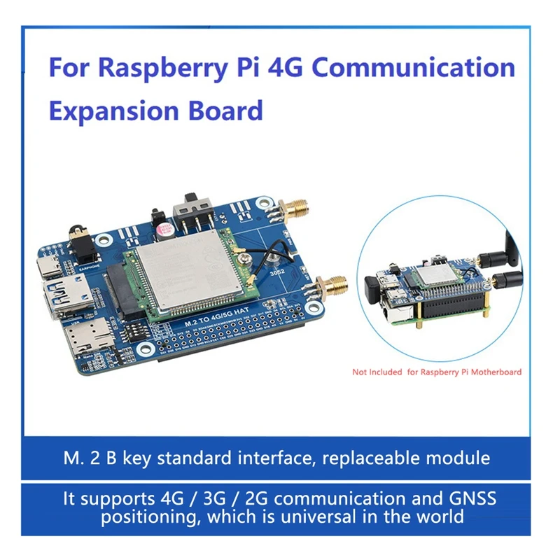 Waveshare   4G SIM7600G-H M.2  Ȯ , 4G, 3G, 2G   GNSS Ŵ 