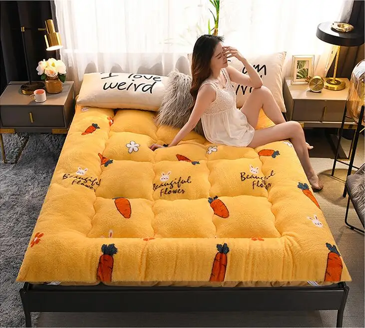 Thickened Lamb Fleece Mattress 10cm Soft Mattress Student Dormitory Tatami Soft Foreign Trade Thick