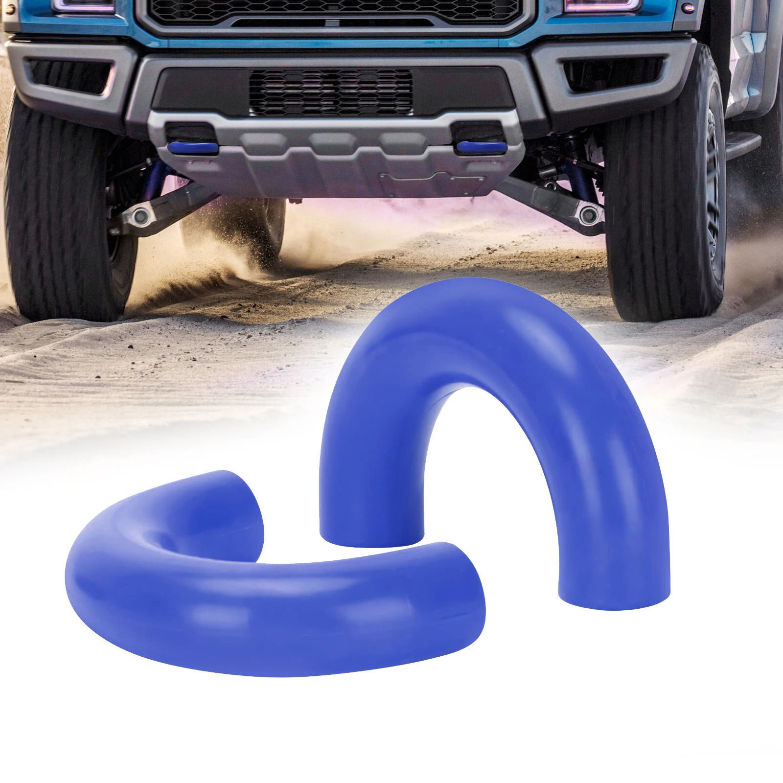 Lot De 2 Protège-crochets De Remorquage En Silicone Rouge Pour Ford F150 (2004-2024) Et Toyota Tundra (2017-2021)