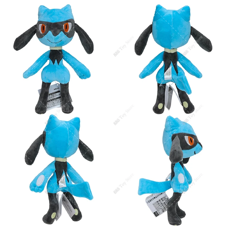 New Pokemon Lucario Shiny Lucario Plush Doll Stuffed Cute Mega