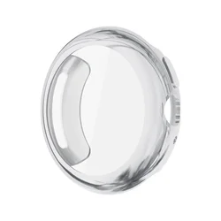 Durable TPU Screen Protector Case - Anti - Scratch Protective Cover for Pixel Watch 3 45mm (Silver)