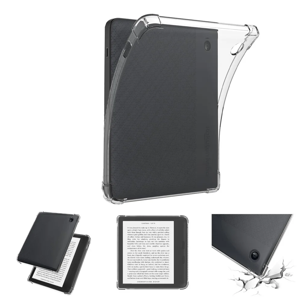 7インチKobo Libra Colour（モデルN428）用スリムクリアケース - 超薄