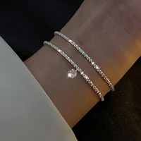 Fashion 925 Sterling Silver Bracelets for Women Simple Korean Multi Layer Coil Adjustable Bracelets Party Wedding Jewelry Gifts