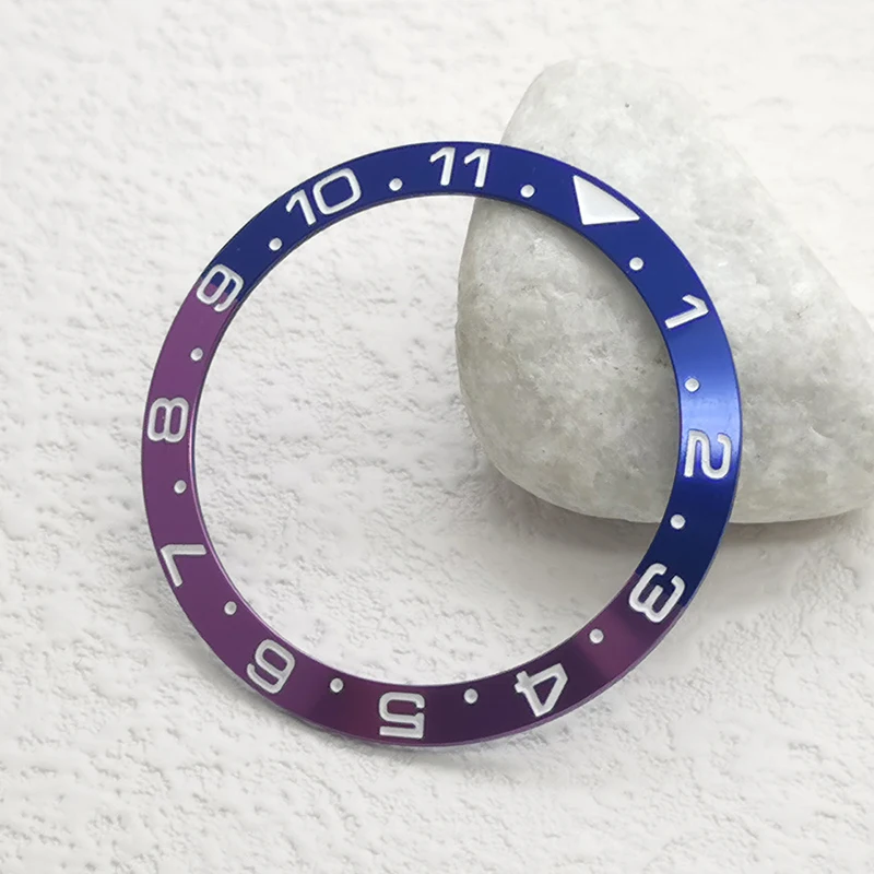 Aluminum Sloped Bezel Insert for Diver's Style Mechanical Watch Repair