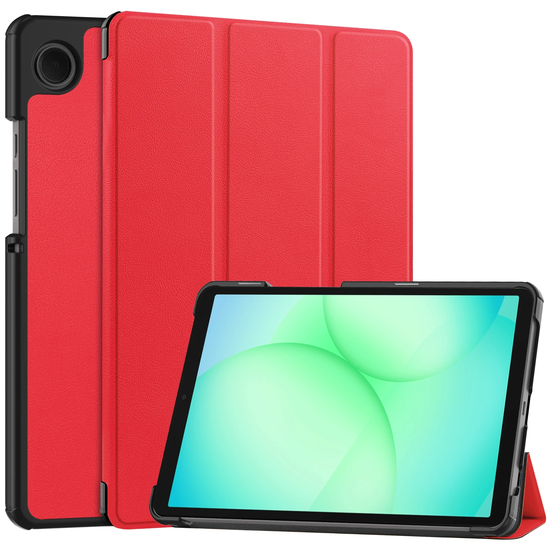 Children's PU Leather Tablet Case with Folding Stand Holder
