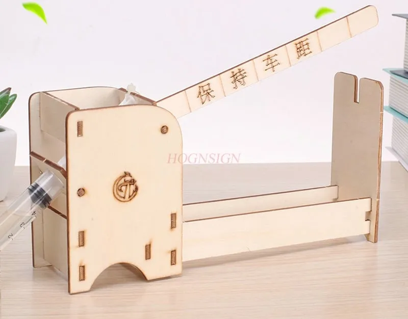 

Student science and technology small production scientific experiment lifting door teaching aids DIY handmade material package