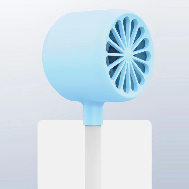 Small USB Fan with Led Light 4 Gear Wind Speed and Adjustable mini fan