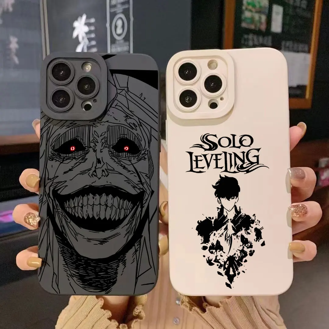 Elevate your style with the Anime Solo Leveling Phone Case - a sleek and protective cover that showcases your love