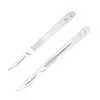 20-100pcs Carbon Steel Surgical Blades for DIY Cutting Phone Repair Carving Animal Eyebrow Grooming Maintenance Scalpel Knife 4