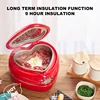 Heart Shaped Rice Cooker Home Multifunctional Rice Cooker Can Be Used For Desserts Soupand Can Be Reserved For Reservation 1.8L 3
