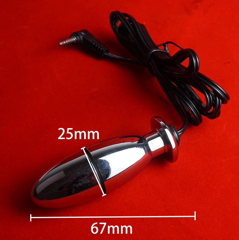 Bdsm Electro Shock Anal Butt Plug Jump Eggs Estim E-stim Dildo Vibrator Electrosex Electrostimulator Prostate Toys Electric Sex