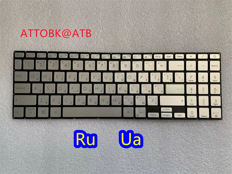 Russian us French sp Teclado Latino do Portátil para Asus X513 D513 S513 M513 F513 K513 R513 E513 X531 X531f Luz de Fundo - Imagem 6