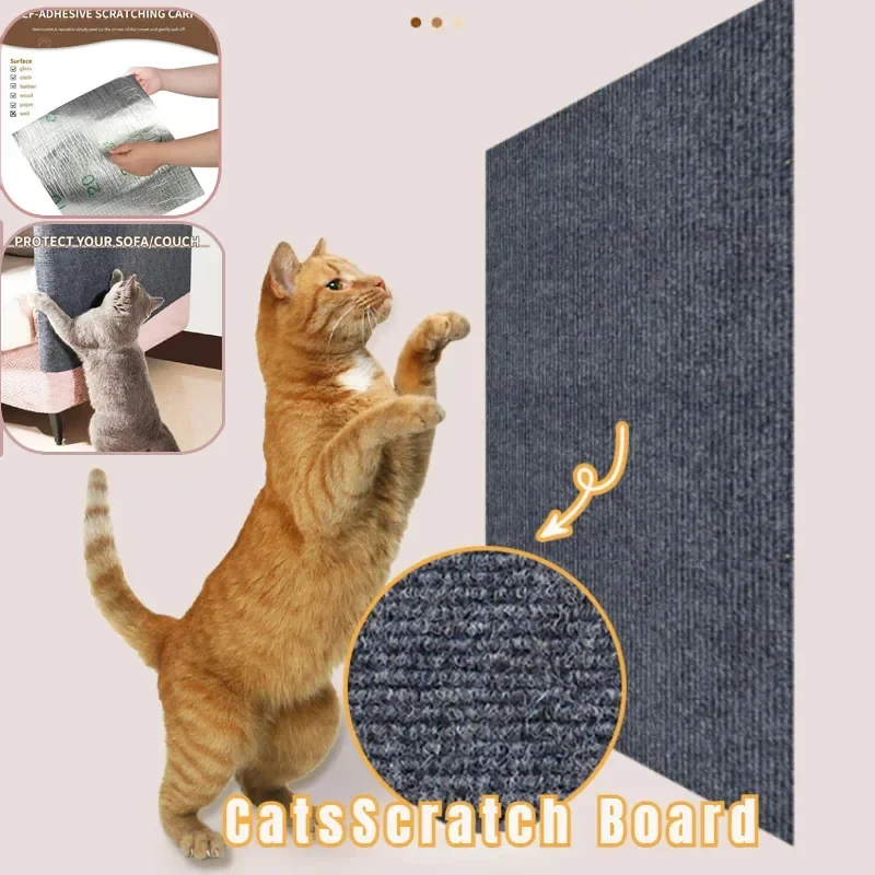 

Self-adhesive Carpet Anti Cat Scratch Post Cats Scratch Board Sofa Protection Paws Sharpen Trimmable Cats Scratch Board Cat Toys