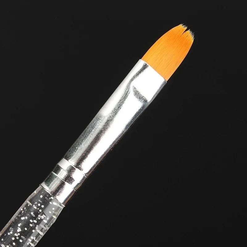 7pcs UV Gel Acrylic Crystal Nail Art Design Builder Salon Painting Brush Pen Set Paint Brushes Acrylic Painting Education Goods