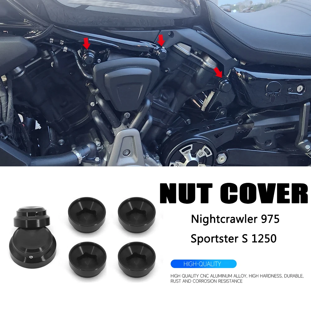 

New Motorcycle Nightster 975 Nut Cover Design Premium Width 15 22 For Harley Nightster 975 RH 975 2022 2023