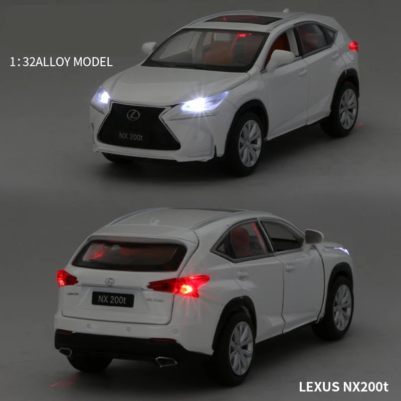 1:32 NX200T SUV Alloy Car Model Diecasts Metal Toy Vehicles Car Model Simulation Sound and Light Collection Childrens Toy Gift 5