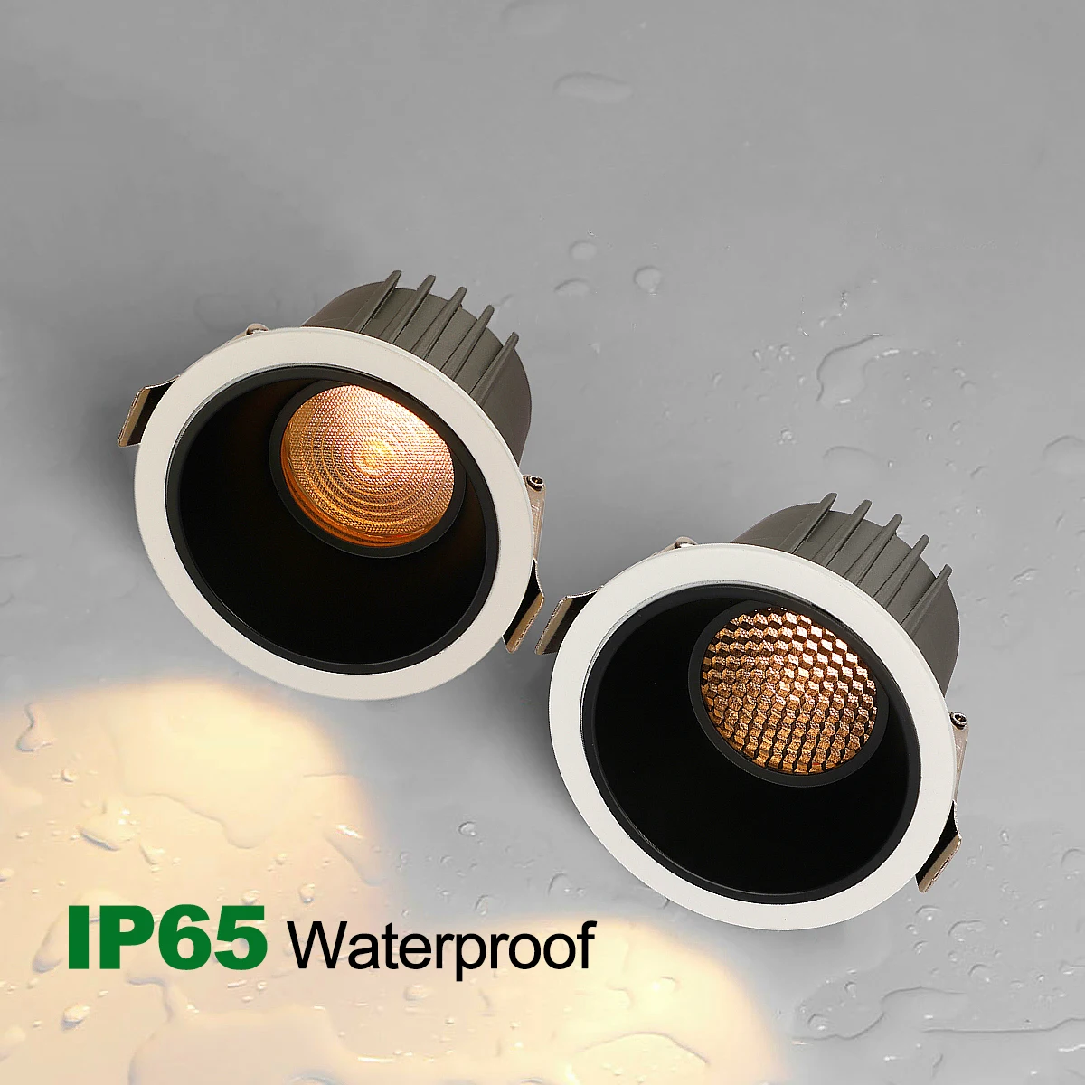 Resecced LED Ceiling Lamp IP65 Waterproof Anti Glare Honeycomb 110V 220V Dimmable Spot Light Kitchen Eaves Bathroom Downlight