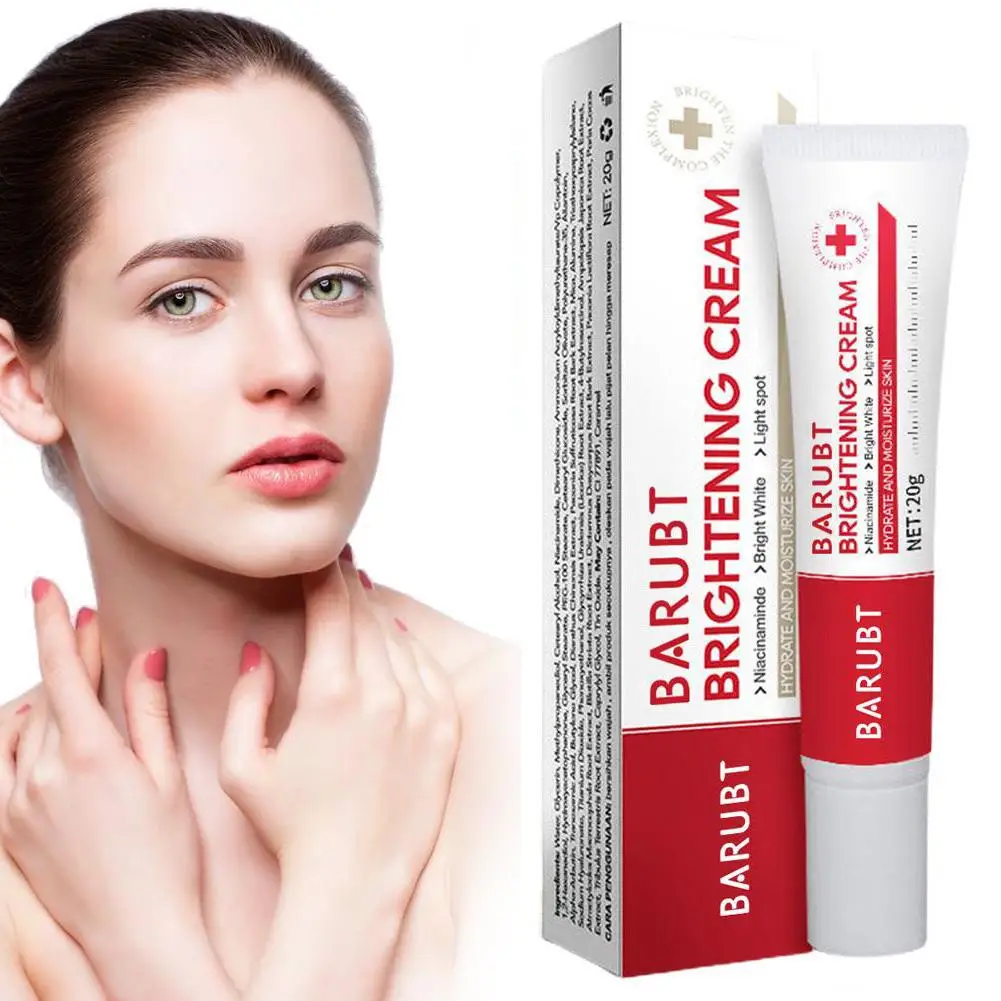 20g Skin Brightening Cream Dark Spot Remover For Face Whitening Freckle Cream Smooth Hydrating Face Moisturizer For Glowing Skin