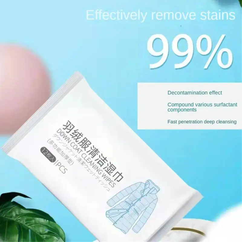 Healthy Clothes Wiping Wet Paper Water-free Down Cleaning Paper Laundry Artifact Laundry Products Cleaning Wipes Portable clothing stain removal wet wipes