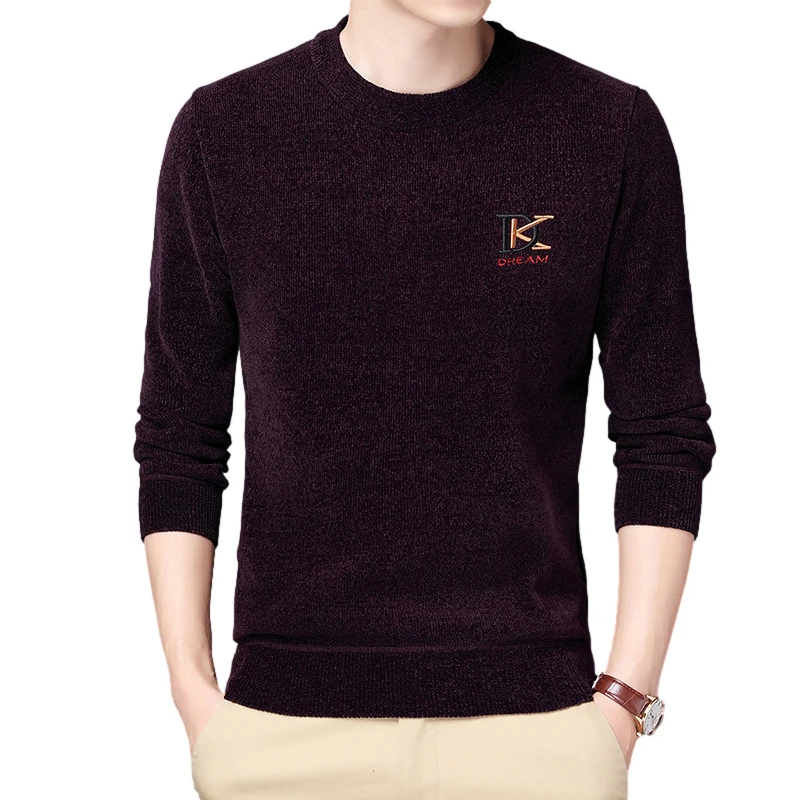 Men's Clothing Knit Pullovers Men's Sweat-shirt Autumn Fashion Sweater For Men Casual Hombre Warm Solid Spring Male Streetwear