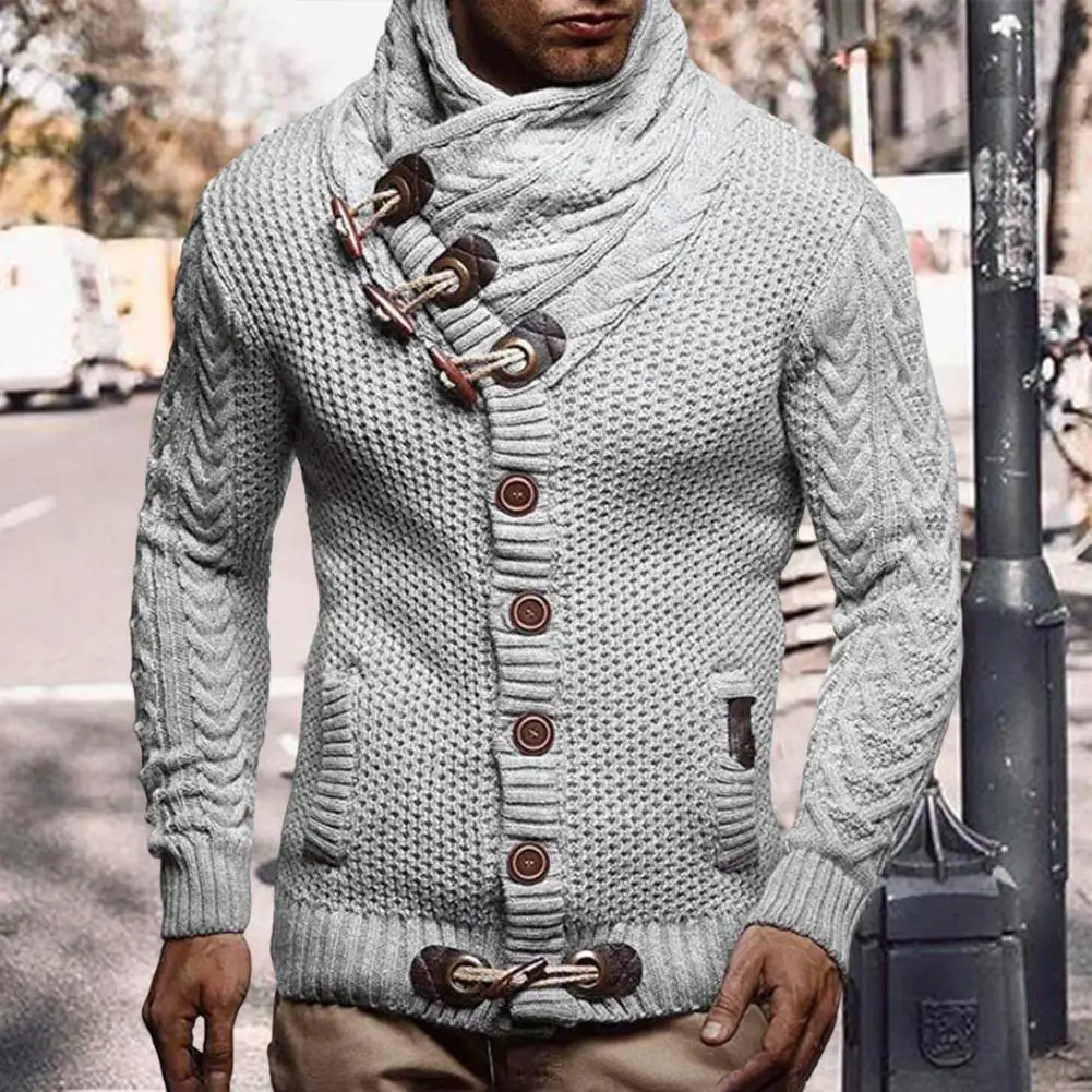 カーディガン   Men's relaxed fit crew neck sweater cardigan gw00544kt1036-h250_1_1.jpg