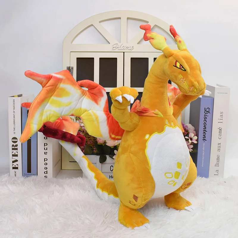 15 pollici Pokemon Gigantamax Charizard farcito giocattolo lucido
