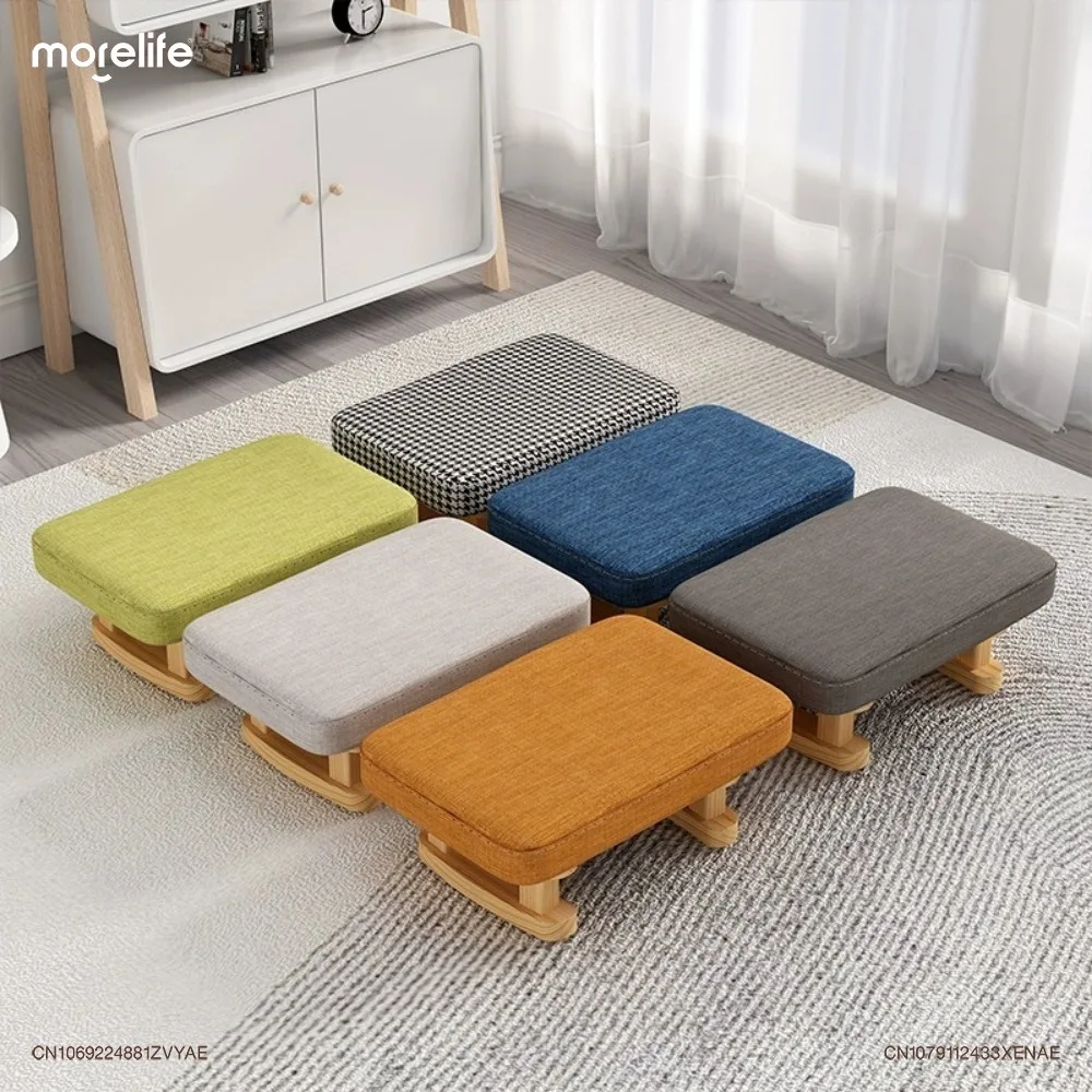 

Low Chair Household Creative Small Stool Solid Wood Living Room Cloth Chairs Simple Sofa Footstool Adult Bench Shoe Stools