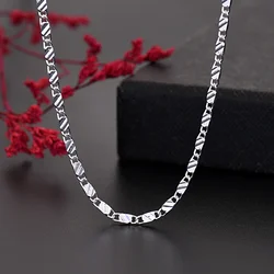 Elegant Sterling Silver Clavicle Chain Necklace - Ideal for Weddings, Parties, and Gifts
