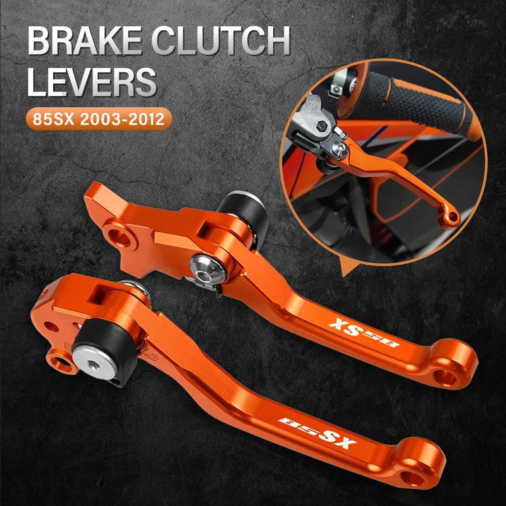 

For 85SX 2003 2004 2005 2006 2007 2008 2009 2010 2011 2012 Motocross Foldable Pivot Dirt Bike Brake Clutch Levers Handle Lever