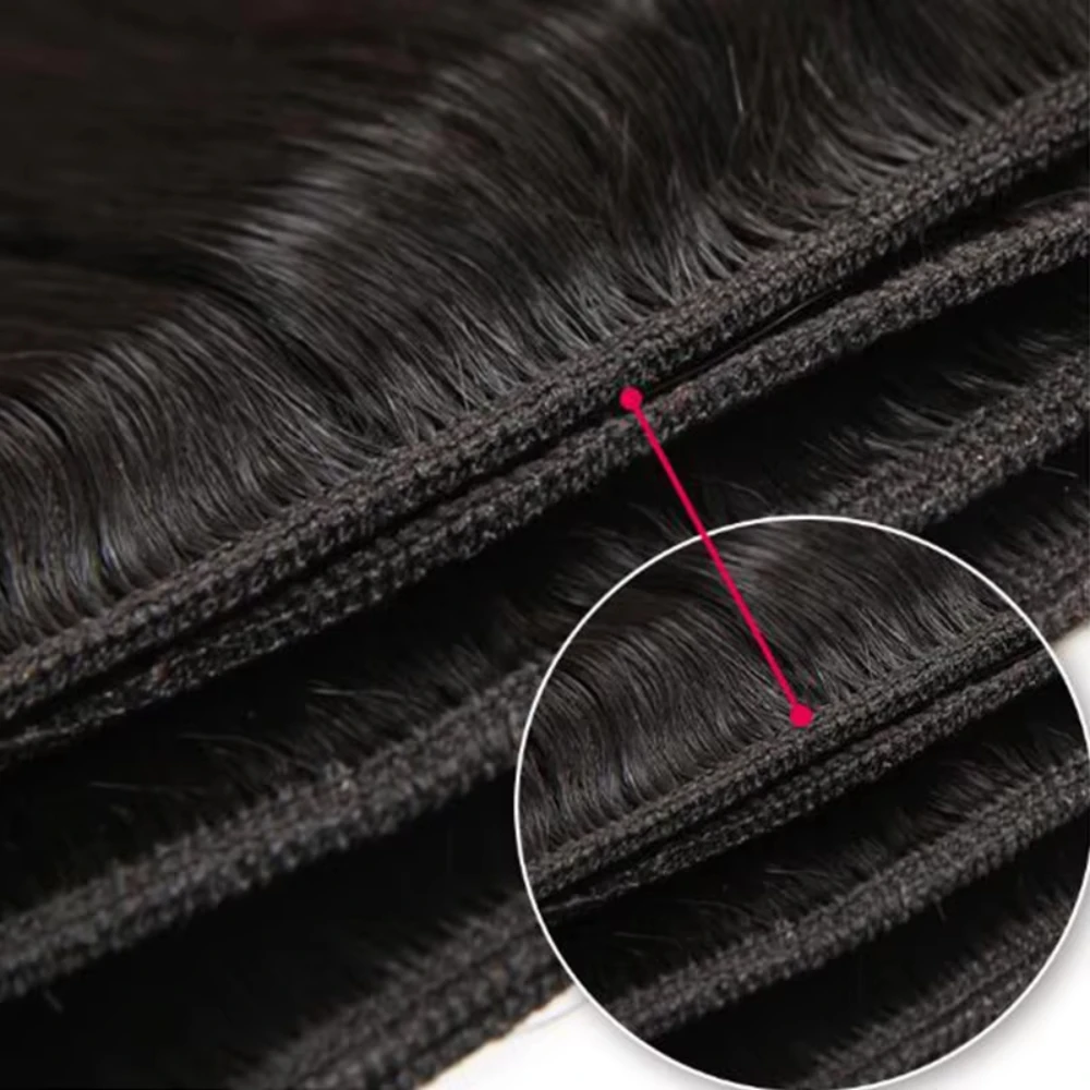 Body Wave Human Hair Bundles Natural Color Human Hair Body Wave Bundles Brazilian Remy Weave Extensions